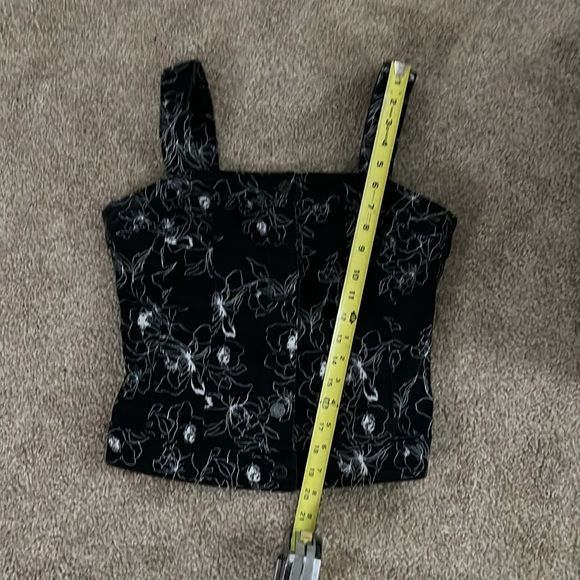 White House Black Market Women's White and Black Corset - Picture 5 of 8